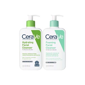 Nettoyant hydratant pour le visage CeraVe, nettoyant pour le visage hydratant à l'acide hyaluronique pour une peau douce et hydratée - Product Image 2