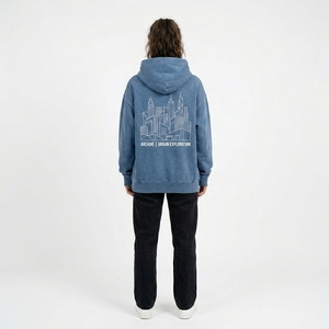 Sudadera con Capucha de Invierno para Mujer, Corte Holgado Personalizado, Tejido de Felpa Grueso, 100% Algodón, Logotipo Frontal, Marca Privada OEM - Product Image 2