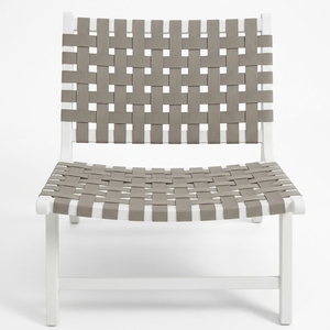 Silla Moderna de Madera de Caoba Blanca con Tapicería Gris para el Hogar, Sala de Estar y Dormitorio - Product Image 2