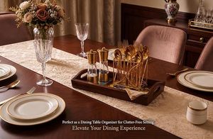 Decorative Brass Art Deco Round Metal Serving Tray Gold Plated Polished Embossed Tabletop <b>Vase</b> for Wedding Gift - Product Image 3