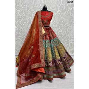 Nupcial Indio Desgaste Terciopelo Colecciones Para Novia Con Zarkhan Trabajo Por Fabzone - Product Image 3