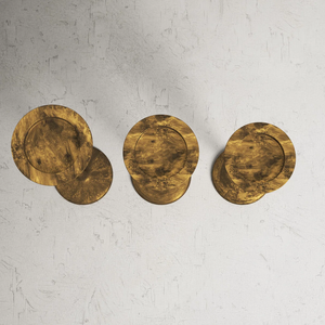 <b>Brass</b> <b>Candlestick</b> Holder Set Of 3 Tapered Design For Home Decoration Durable Metal Finish At Best Price - Product Image 3