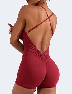 Compression Yoga <b>Leggings</b> with Flexible Spandex Knitted Fabric Solid <b>Pattern</b> Breathable for Women - Product Image 4