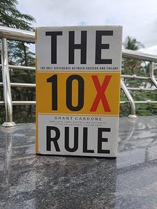 10x Rule by Grant Cardone-Bestselling Adult Paperback <b>Book</b> for Personal Development & Economy <b>Education</b> - Product Image 3