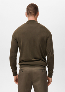 Men Knitted Sweater <b>100</b>% Cotton Premium Soft <b>Yarn</b> Warm Breathable Anti-Wrinkle Quick Dry Winter Style Casual Comfortable Daily - Product Image 5