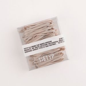 ยางรัดผม TIETYP สีพื้น เรียบง่าย ทันสมัย ใช้ได้ทุกวัน สำหรับผู้หญิง บรรจุกล่อง ผลิตในเกาหลี - Product Image 2