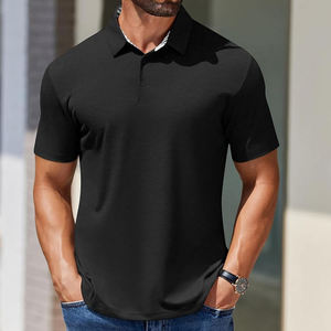 Chemises de travail pour hommes en polyester respirant 220 g/m², coupe ajustée, taille US, prix bas, polos de golf de haute qualité, vente en gros - Product Image 3