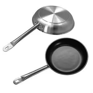 Sartén Antiadherente de Acero Inoxidable, Compatible con Inducción, con Mango Ergonómico, Libre de PFOA, Utensilios de Cocina - Product Image 1