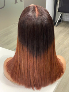 Precio al por mayor Bonestraight 100% Raw Virgin Pelucas de cabello humano vietnamita Encaje Color natural Super Extensiones de cabello doble dibujado - Product Image 2