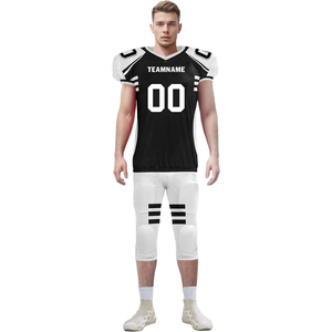 Ensemble d'uniformes de football américain haut de gamme pour équipes, fabriqué en usine OEM – Maillots et pantalons personnalisés pour clubs, écoles et ligues – Équipement de football haute performance - Product Image 1