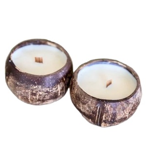 Juego de cuencos de calidad superior hechos a mano de coco Natural 100% ecológico orgánico sin pulir para bodas - Product Image 3