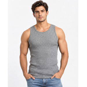 <b>Men</b>’s Casual Tank Tops Wholesale Cotton <b>Sleeveless</b> <b>T</b> <b>Shirts</b> Custom Logo Breathable Gym Fitness Running Summer Clothing Supplier - Product Image 6