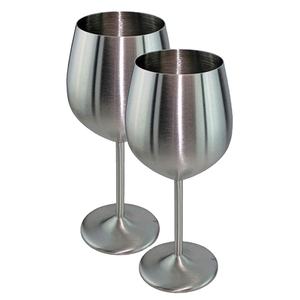 Copa de Vino Plateada, Vaso de Metal para Vino Tinto, Juego de Copas de Martini para Bar, Fiestas y Accesorios - Product Image 1