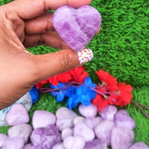 Chakralume - Cristal de Kunzita Rosa Natural Tallado en Forma de Corazón, Piedra Curativa Pulida para Reiki, Meditación, Decoración Energética, Venta al por Mayor - Product Image 4