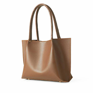 Bolso Tote de Cuero Genuino para Mujer, de Gran Capacidad, con Cierre Abierto, Colores Personalizables, Logotipo Personalizado, de Hombro, a la Moda - Product Image 3