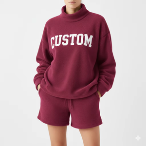 Conjunto clásico de punto acanalado para mujer, tela suave y elástica, diseño ajustado al cuerpo, cómodo para uso casual, aspecto elegante, acabado de primera calidad. - Product Image 1