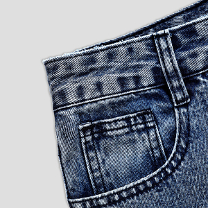 Jean décontracté ample et respirant pour femme, style Y2K, délavé vintage, coupe droite à jambe large, effet usé, patchwork, style grunge skater - Product Image 6