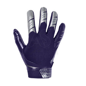 High Quality Leather Football Gloves Professional Custom Design Lightweight Eco-Friendly Adjustable Wrist Strap for Sale - Product Image 2