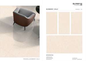 Carreaux de porcelaine polie et émaillée avec texture sculptée pour revêtements de sol et murs larges, améliorant l'esthétique visuelle - Product Image 4