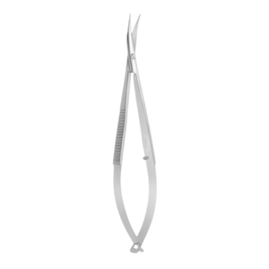 Tijeras de Tenotomía Ariston International de Acero con Hojas Curvadas Finas para Microcirugía Ocular, Certificación CE, Estándar ISO13485 - Product Image 1
