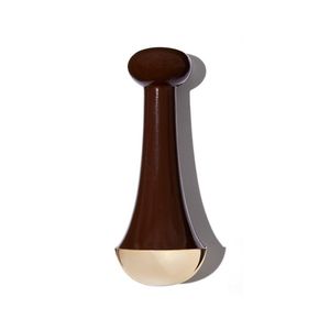 Sided Bronze Metal Heads Wooden Handle Manual-<b>wired</b> <b>Control</b> for Skin Elasticity Anti Aging Relaxation Kansa Wand Facial Massage - Product Image 2