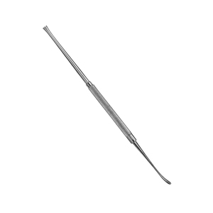 Curette chirurgicale réutilisable en acier inoxydable, courbée et pointue, 5 mm, type Freer - Product Image 1