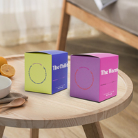 Emballage au design unique pour croissants, avec fond auto-fermant, pliables, logo en relief sur le dessus, faciles à expédier, recyclables, taille personnalisée