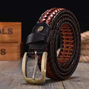 Accessoire au look raffiné pour tenue professionnelle Ceintures en cuir Style polyvalent pour jeans, chinos, pantalons Ceintures en cuir - Product Image 2