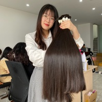 Fournisseur de cheveux vierges vietnamiens de cheveux humains d'origine 100% super soyeux et droits en vrac