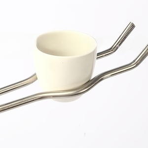 Pince à creuset en acier inoxydable personnalisable Safety Point, instruments de recherche pour laboratoires médicaux OEM, certifiée CE, garantie 2 ans - Product Image 3