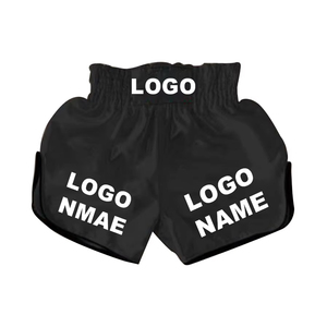 Service OEM, shorts MMA pour hommes, Muay Thai, vente en gros, shorts de boxe en satin pour l'entraînement - Product Image 2
