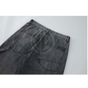 Pantalones Vaqueros Casuales para Hombre, Corte Recto, Cintura Media, Ecológicos, Transpirables, 100% Algodón, Ligeros, MOQ Bajo - Product Image 4