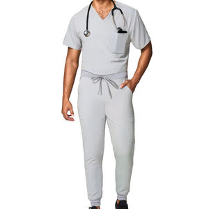 Custom Scrubs Uniforms Medical Scrubs Uniform Wholesale Short Sleeve Medical Uniforms <b>Nursing</b> Scrubs Sets Hospital - Product Image 3