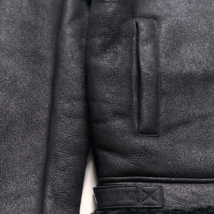 Chaqueta de Cuero Estilo Vaquero para Hombre OEM – Fabricante de Ropa Exterior de Cuero Auténtico Estilo Occidental Personalizado - Product Image 5