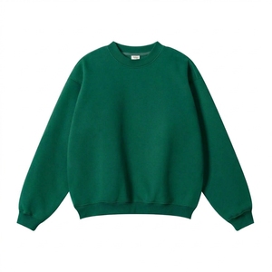เสื้อสเวตเตอร์คอกลมผ้าฟลีซสีแดงสำหรับผู้ชาย ขายส่ง เสื้อกันหนาวลำลองสไตล์สตรีทแวร์ แขนยาว อุ่น นุ่ม สวมใส่สบาย - Product Image 3