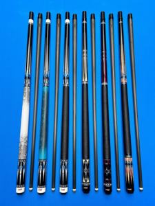 Queue de billard YFEN M7 en fibre de carbone de haute qualité, faite à la main, 12,5 mm, 1/2, avec poignée en cuir, à vendre - Product Image 1