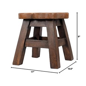 Tabouret en bois de pin sculpté à la main en forme d'animal, vente en gros |   Moradabad - Product Image 2