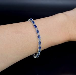 14k <b>Solid</b> Stock Wholesale Beautiful Round Brilliant Fancy Cut Ruby Sapphire Emerald Gemstones for Tennis <b>Bracelet</b> - Product Image 5