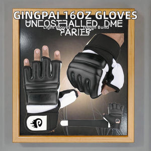 Guantes de Artes Marciales Mixtas (MMA) OEM, de Cuero PU, para Entrenamiento, Sparring y Grappling, con Logotipo Personalizado, Venta al Por Mayor de Fábrica - Product Image 1