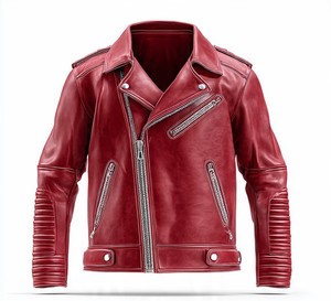 Veste en cuir de haute qualité pour hommes, très élégante et stylée - Product Image 3