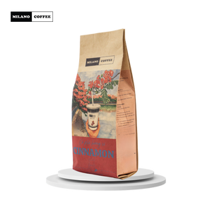 กาแฟบดคั่วกลางผสมอบเชยเวียดนาม อาราบิก้า รสขม คุณภาพสูง ขายส่ง รับผลิตแบบ OEM แบรนด์ส่วนตัว กาแฟมิลาน - Product Image 1