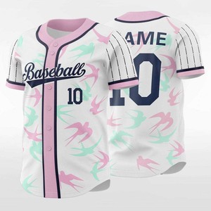 Men's Baseball Jersey Custom Sublimated Team Wear Breathable Quick Dry Training Gear USA Europe Wholesale Trend - Product Image 1