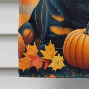 Large Multicolor Polyester Rottweiler Fall House <b>Flag</b> Porch Sleeve <b>Pole</b> Decorative Yard Banner Artwork Wall Hanging - Product Image 4