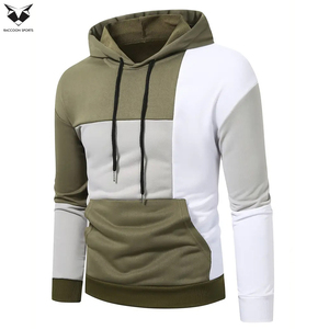 Sudadera con Capucha para Hombre, Estilo Casual, Color Sólido, Ligeramente Elástica, con Bolsillo Tipo Canguro y Cordón Ajustable - Product Image 2