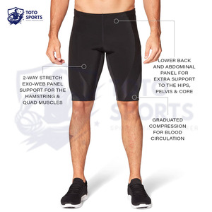 Pantalones Cortos de Compresión Deportivos de Alto Rendimiento con Logotipo Personalizado, Nuevo Diseño Moderno, Transpirables y Suaves - Product Image 5