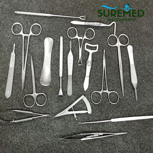 Juego de Instrumentos Quirúrgicos Básicos para Blefaroplastia, 17 Piezas, Certificado CE Clase II para Uso Clínico - Product Image 1