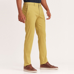 Pantalones Chinos de Hombre de Corte Regular, Talla Grande, Casuales, de Verano, Rectos, Tela Personalizada de Alta Calidad, Servicio OEM, Precio Económico, Venta al Por Mayor - Product Image 3