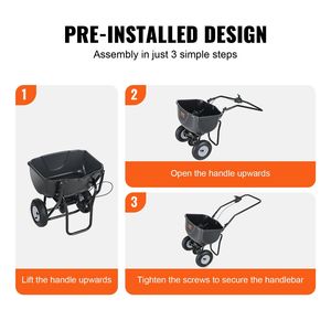 Spalmatore a spinta in acciaio da 8 ruote, - Product Image 4