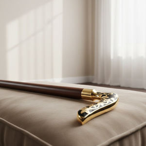 Canne de marche en bois durable pour adultes et seniors avec une poignée confortable et un excellent soutien - Product Image 6