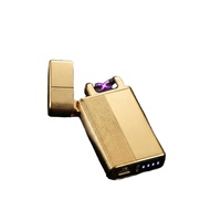 Briquet à pipe automatique classique rechargeable USB de qualité supérieure, charge rapide Type-C, plusieurs options de couleurs dégradées